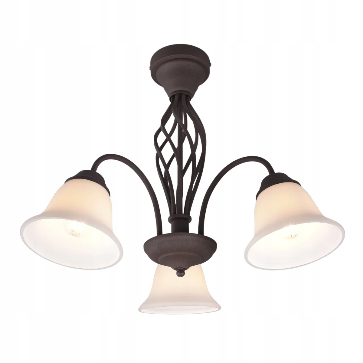 Stropná lampa Rustica medená Trio 3xE14 40W kovová IP20