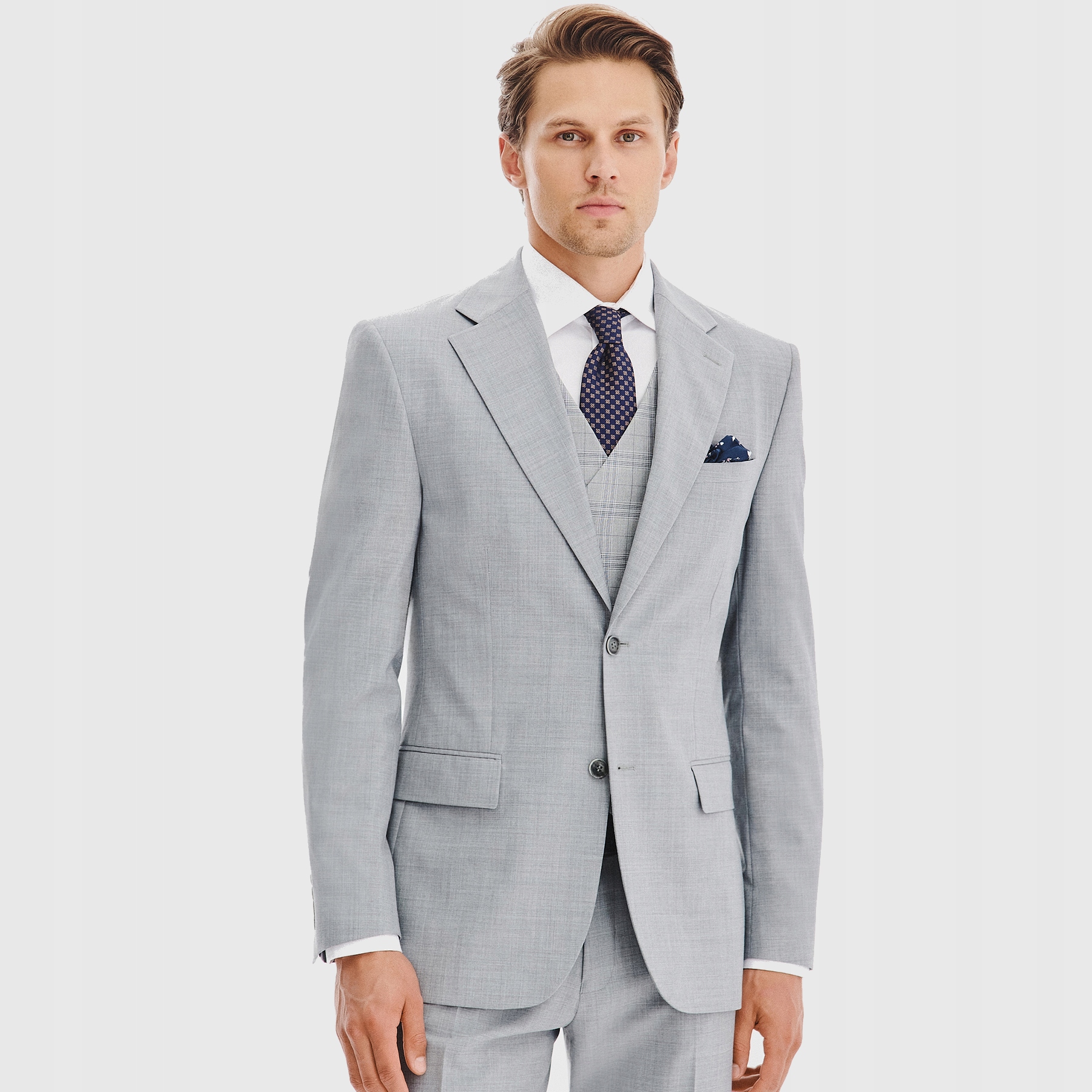 Šedá sako Slim Pako Lorente vel