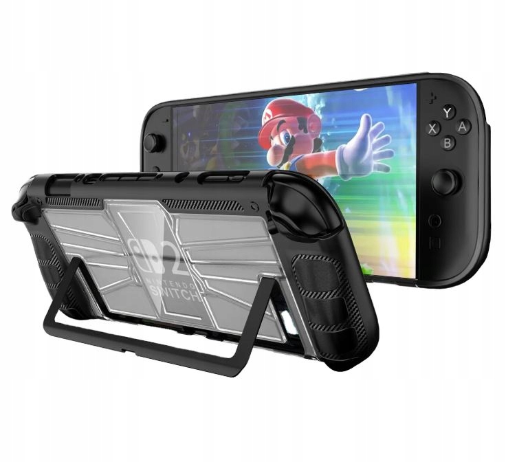 Nintendo Switch 2 antypoślizgowy mocny pokrowiec obudowa Handgrip TPU