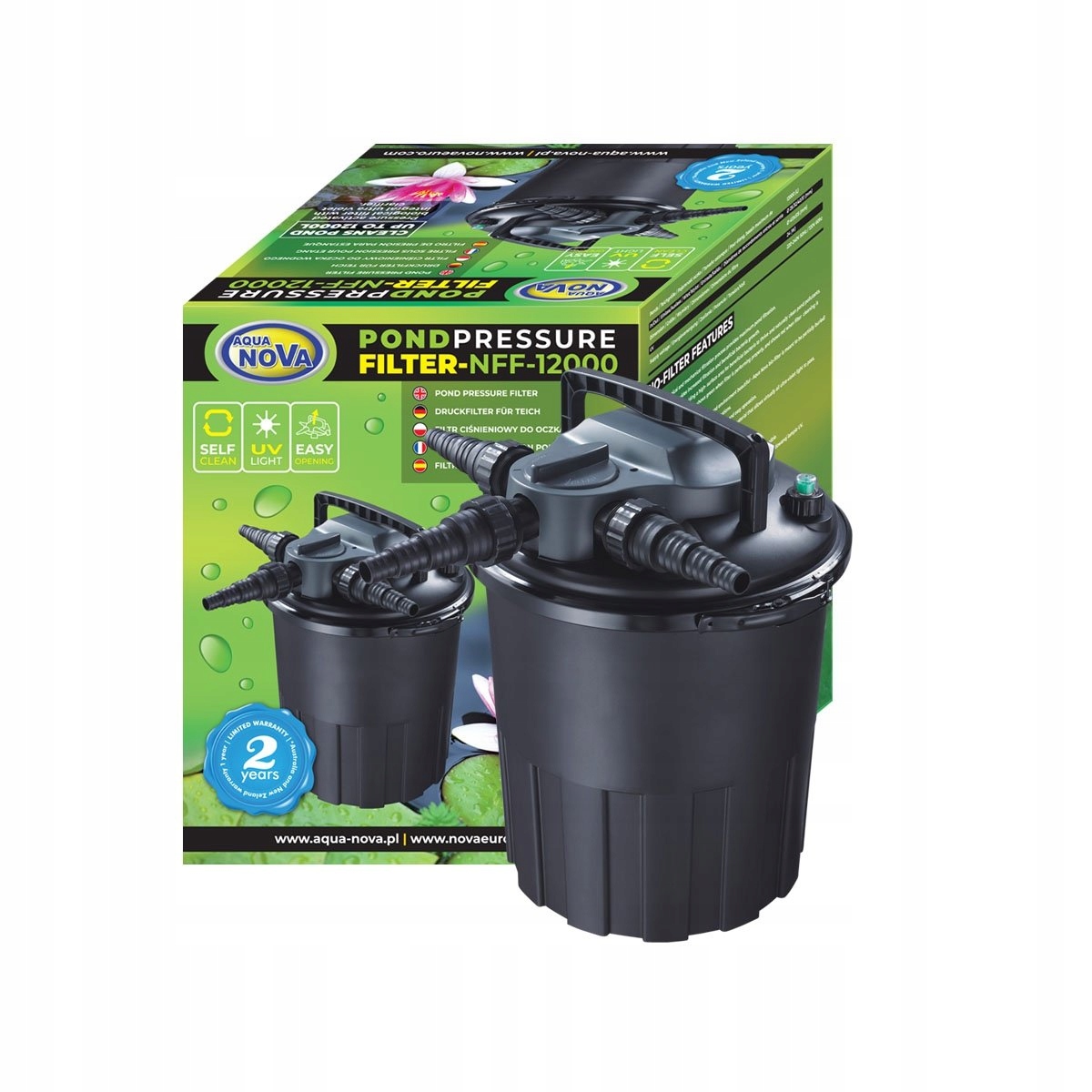 Tlakový filter NFF-12000 do očka 24 W Uv Aqua Nova