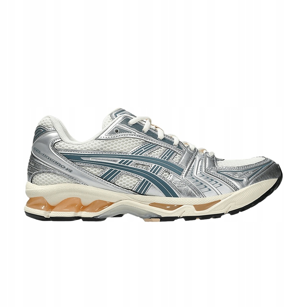 Asics Gel-Kayano 14 Birch Pure Silver Teal Gold