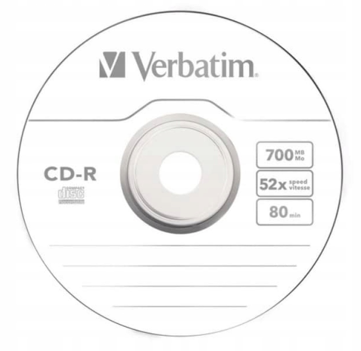 Verbatim, Płyta Cd-r 700MB