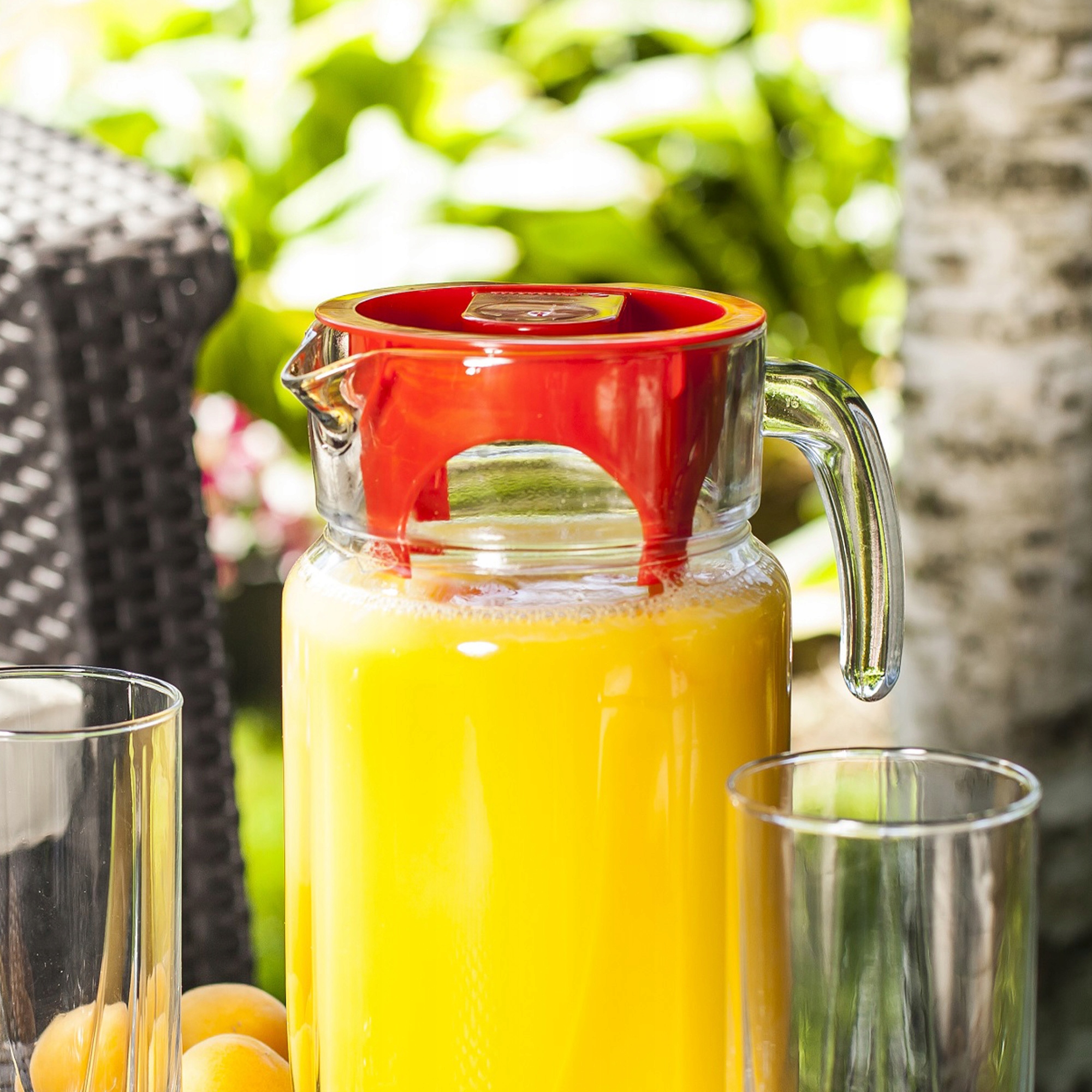 DZBANEK 1,7L + 6 SZKLANEK 365ml NA SOK WODĘ Marka Kadax