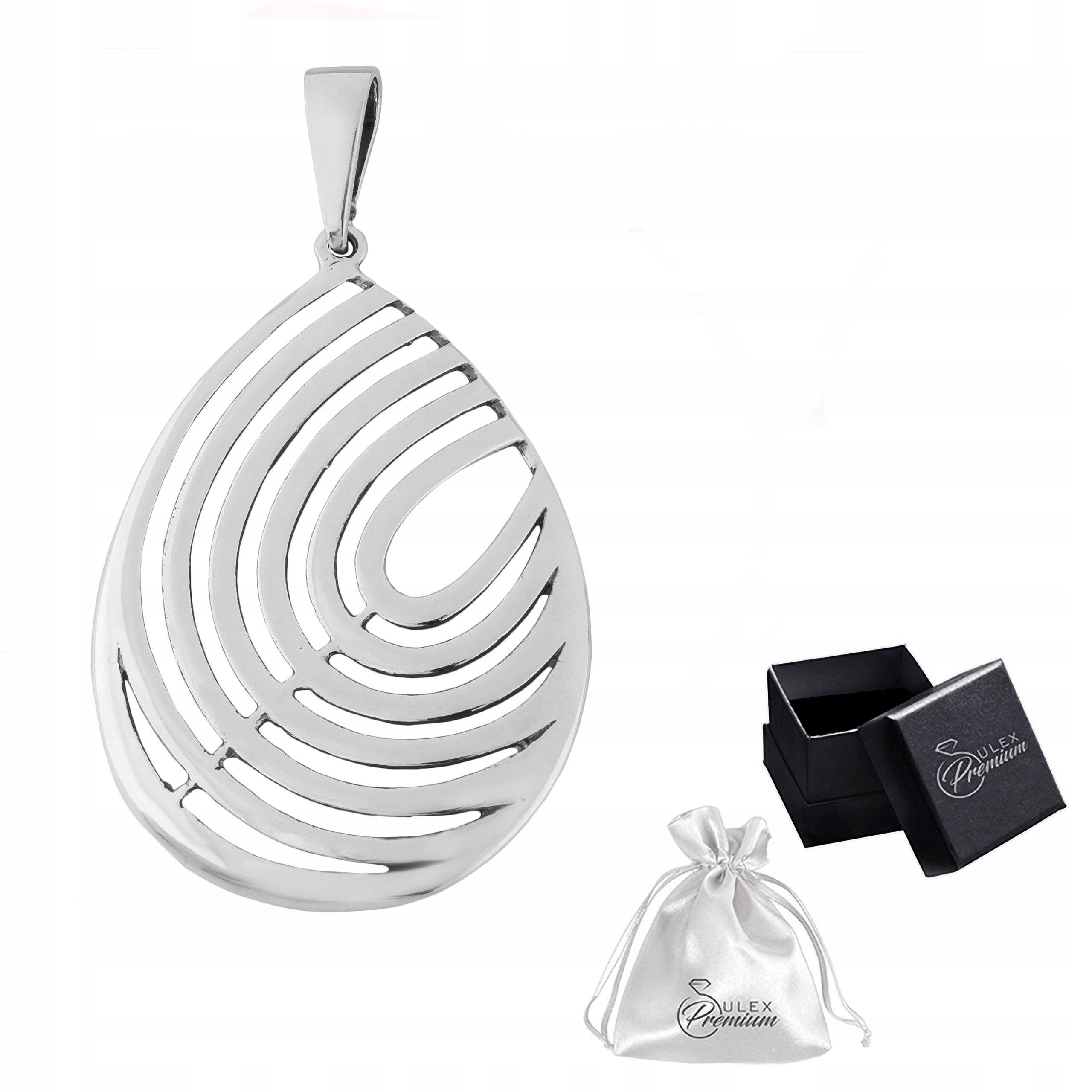 Přívěsek Stříbrný 925 Originální Elegantní přívěsek Ažurová slza pro ni