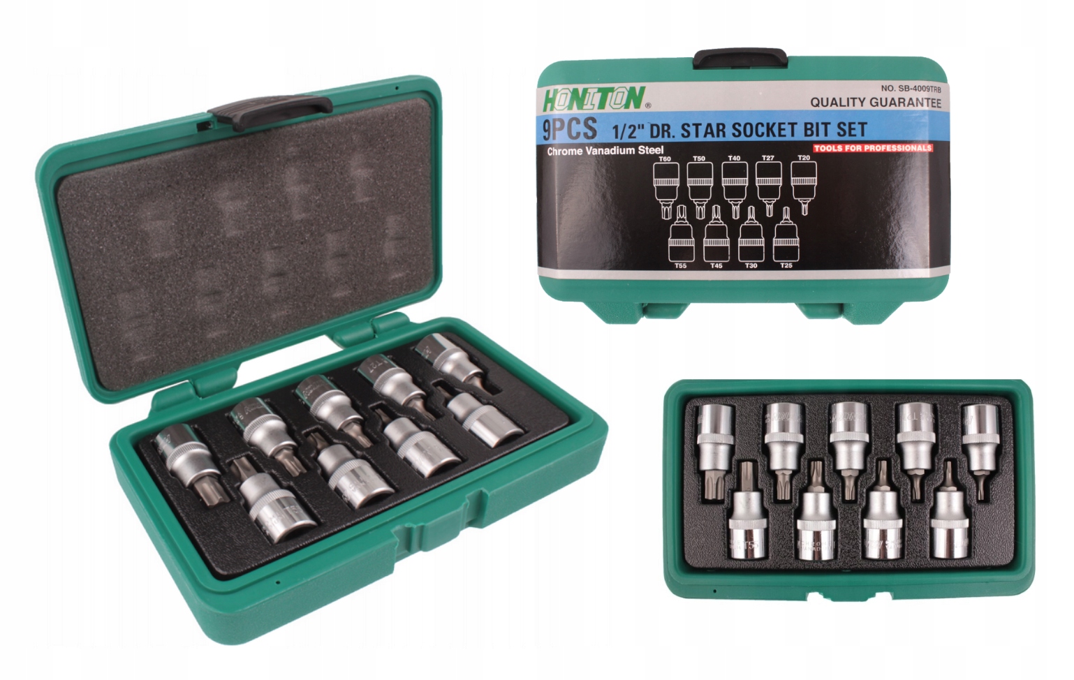 

Zestaw Nasadek ''honiton'' 1/2'' Torx Wew. H4007
