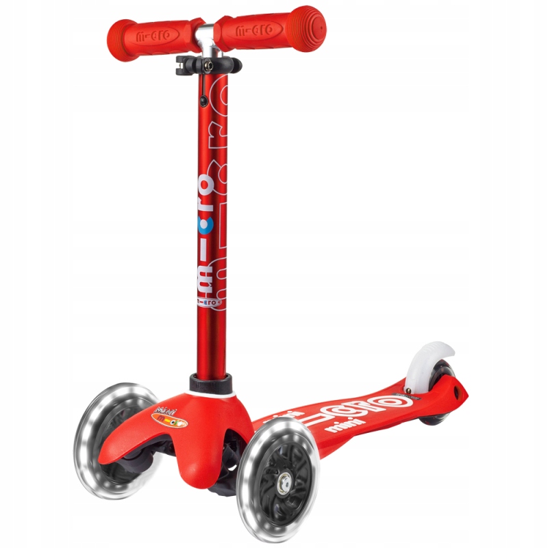 HULAJNOGA MINI MICRO DELUXE LED RED MMD052 Rodzaj trójkołowa