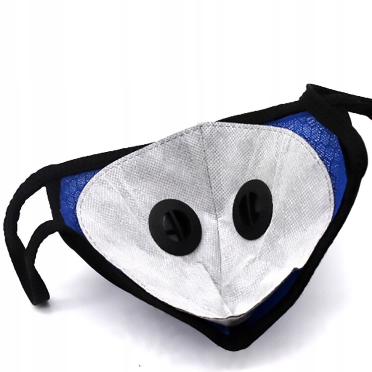 MASKA SPORTOWA DO BIEGANIA ROWEROWA FILTRY HEPA Model HEPA PM2,5