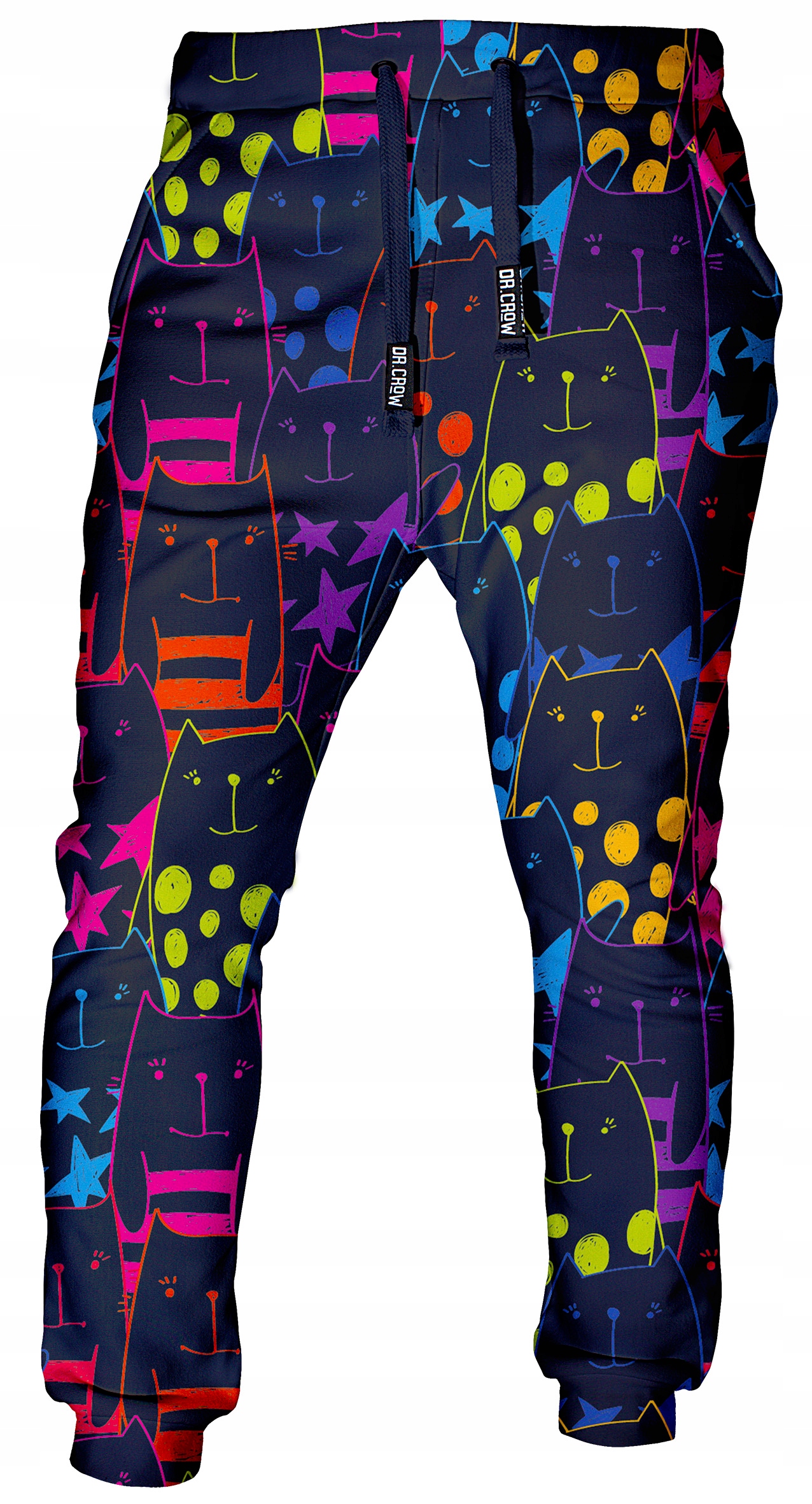 

D Spodnie Dresowe Fullprint Dr.crow Hit Koty M