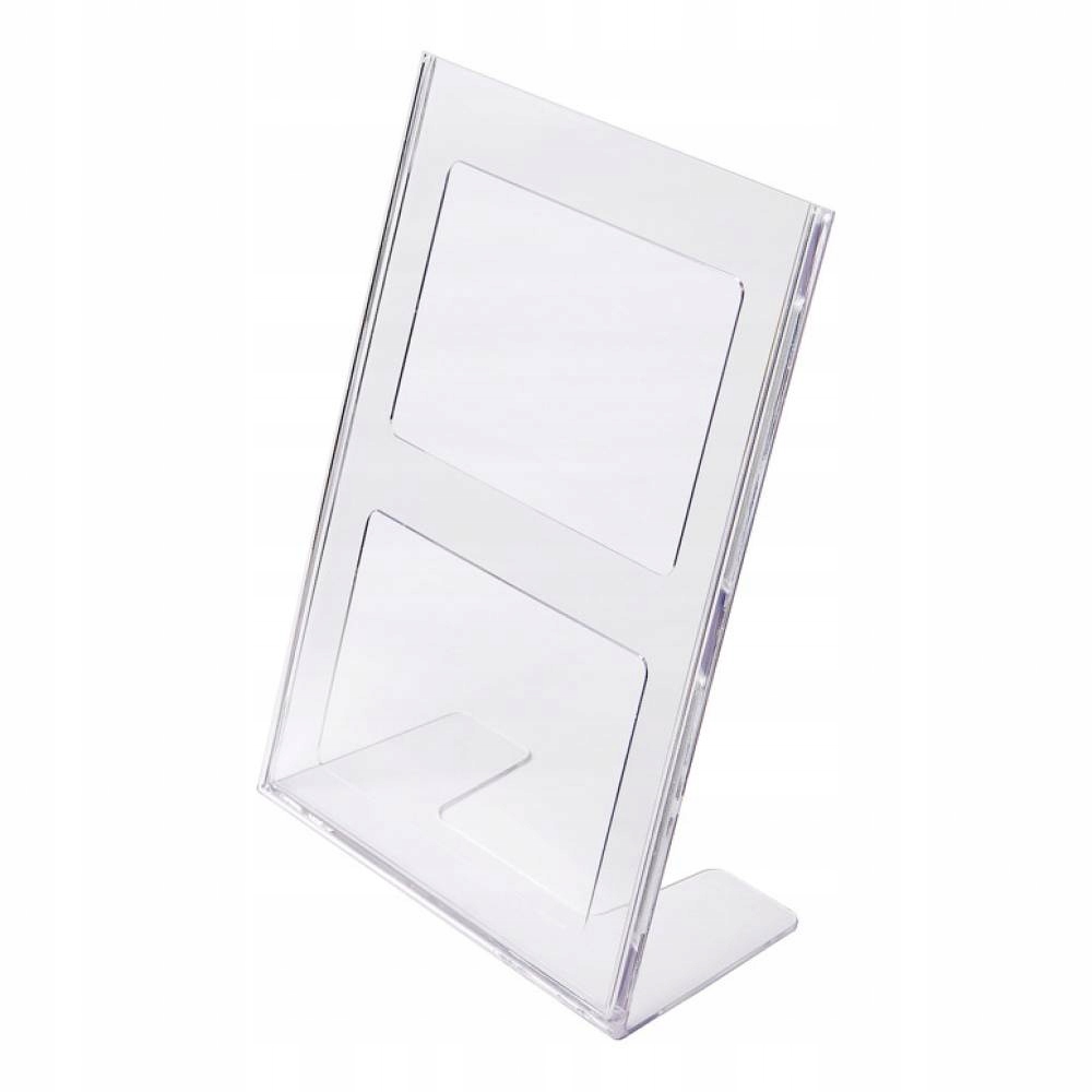 Stojak informacyjny typu L A4 pionowo plexi LA4P