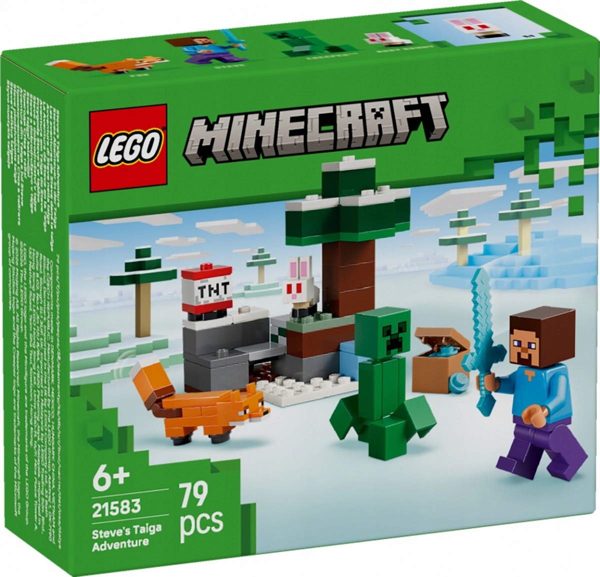 Lego Stavebnice Minecraft 21583 Dobrodružství Stevea v tajze