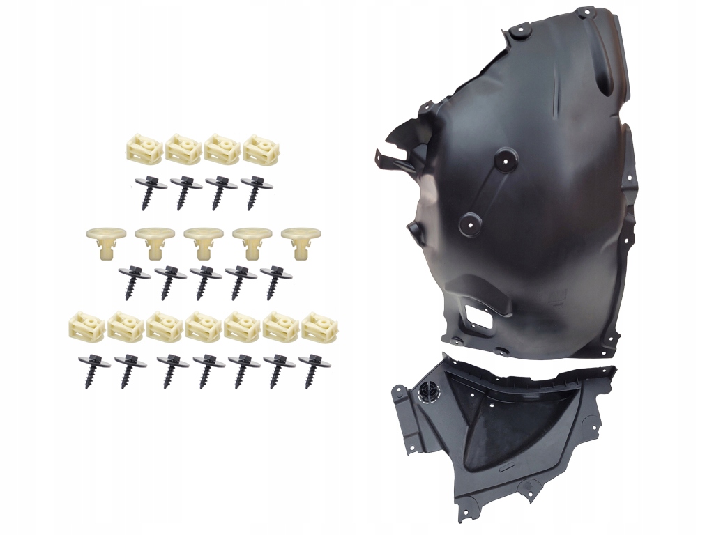 Kryt levého kola trojúhelník přední Bmw 3 G20 G21 G28 M-Balíček sponek 2018-.