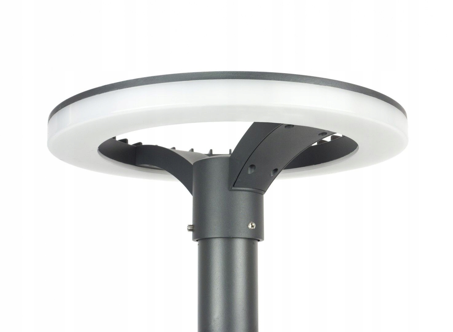Hlava Led lampy kulatá 36,5 cm Led 44W tmavě šedá IP65 4000K Su-ma
