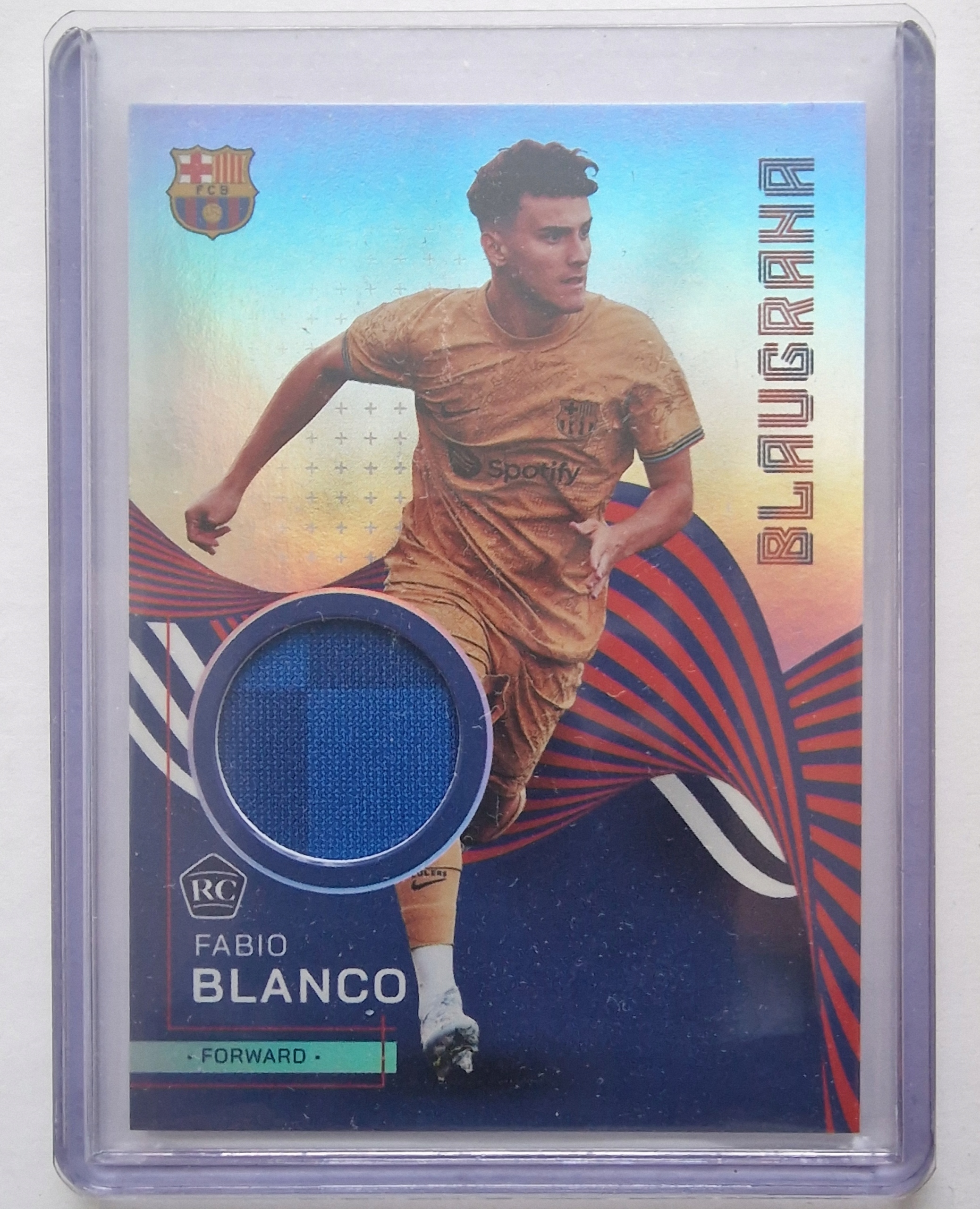 2022 Topps Set Fc Barcelona Fabio Blanco Relic Patch /b