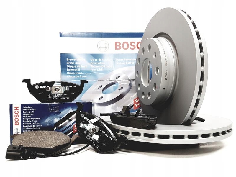 BOSCH ДИСКИ + КОЛОДКИ ПЕРЕДНІ SKODA OCTAVIA II 280 ММ
