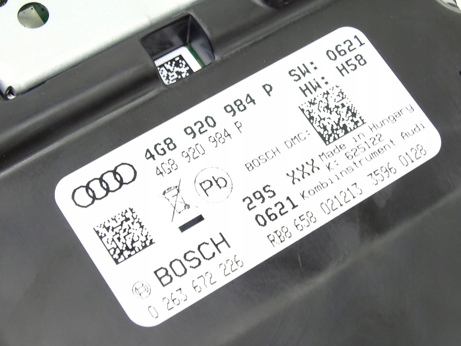 dials dials AUDI A6 C7 3.0 TDI 4G8920984P