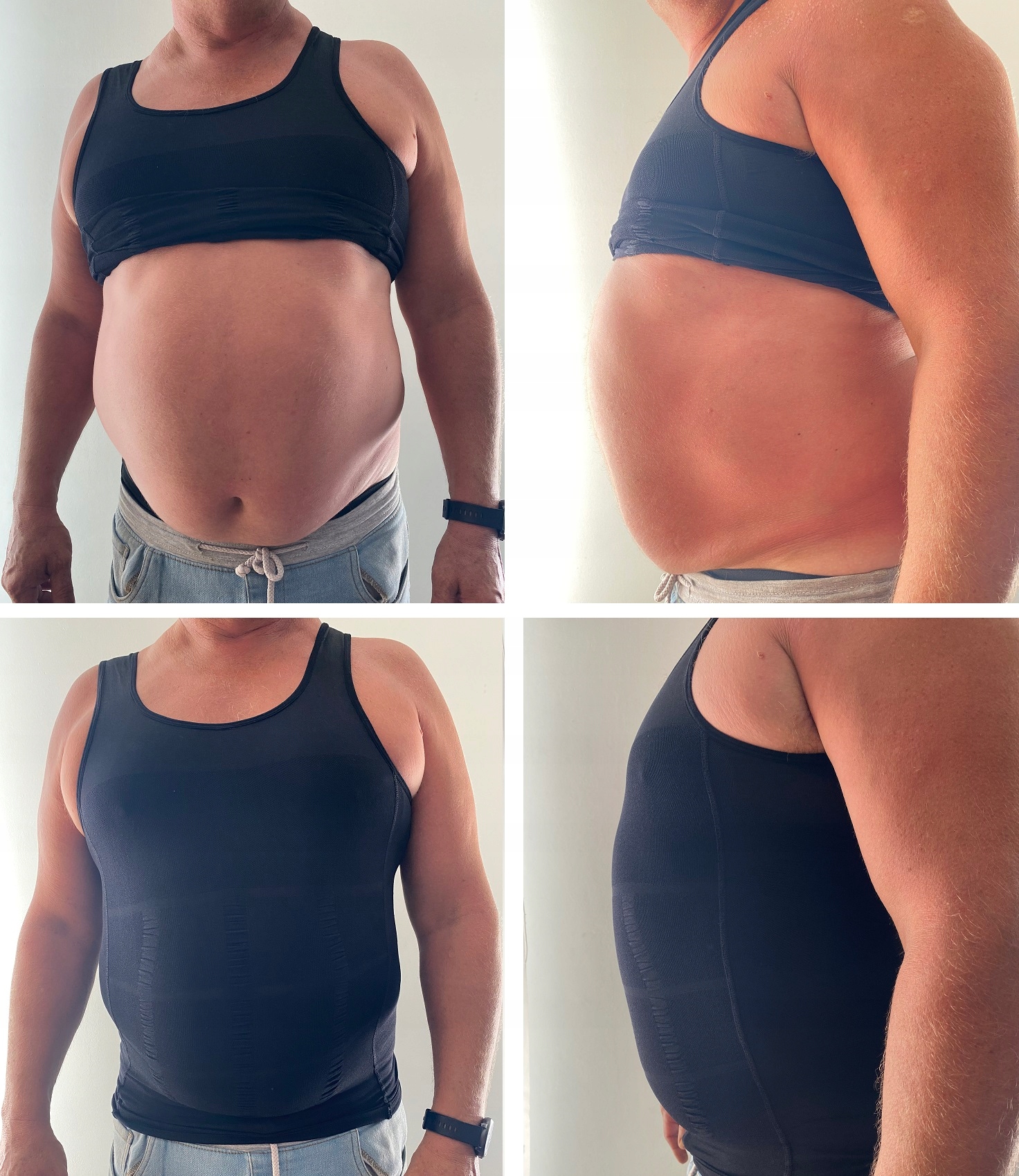 KOSZULKA WYSZCZUPLAJĄCA MĘSKA PODKOSZULKA BODYFIT Marka bez marki