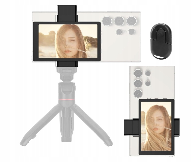 Uchwyt na telefon Magnetyczny, tylny aparat do selfi vlog tiktok