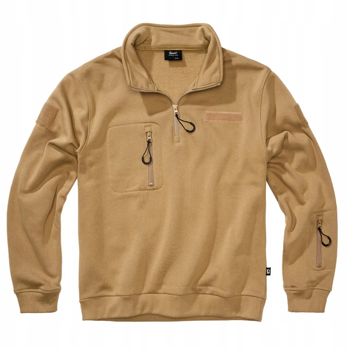 Mikina Brandit Tactical Sweat Troyer Camel L [L]