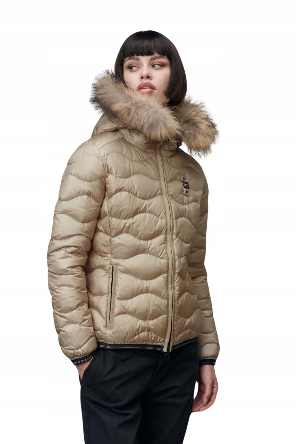 Blauer Béžová dámská bunda Arcadia Short Jackets XL