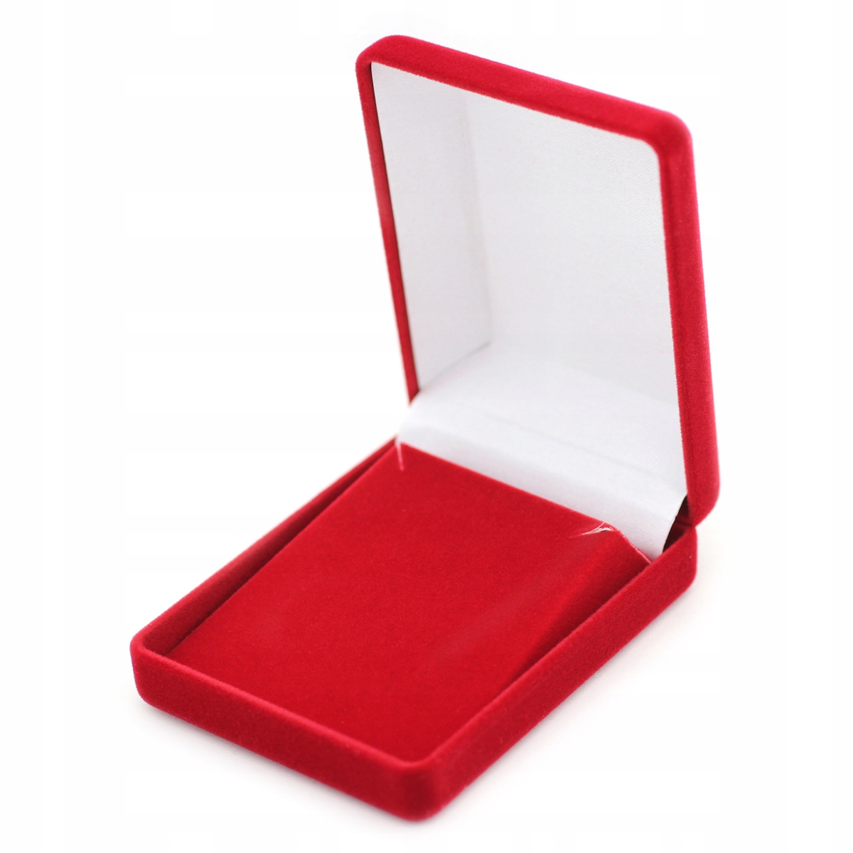 

Czerwone pudełko do medali etui na kolczyki odznak
