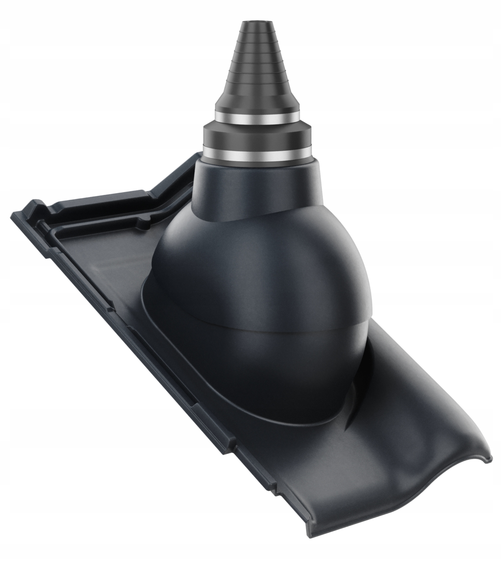 Anténní průchod těsným střešním průchodem Roben Monza Antracit/grafit