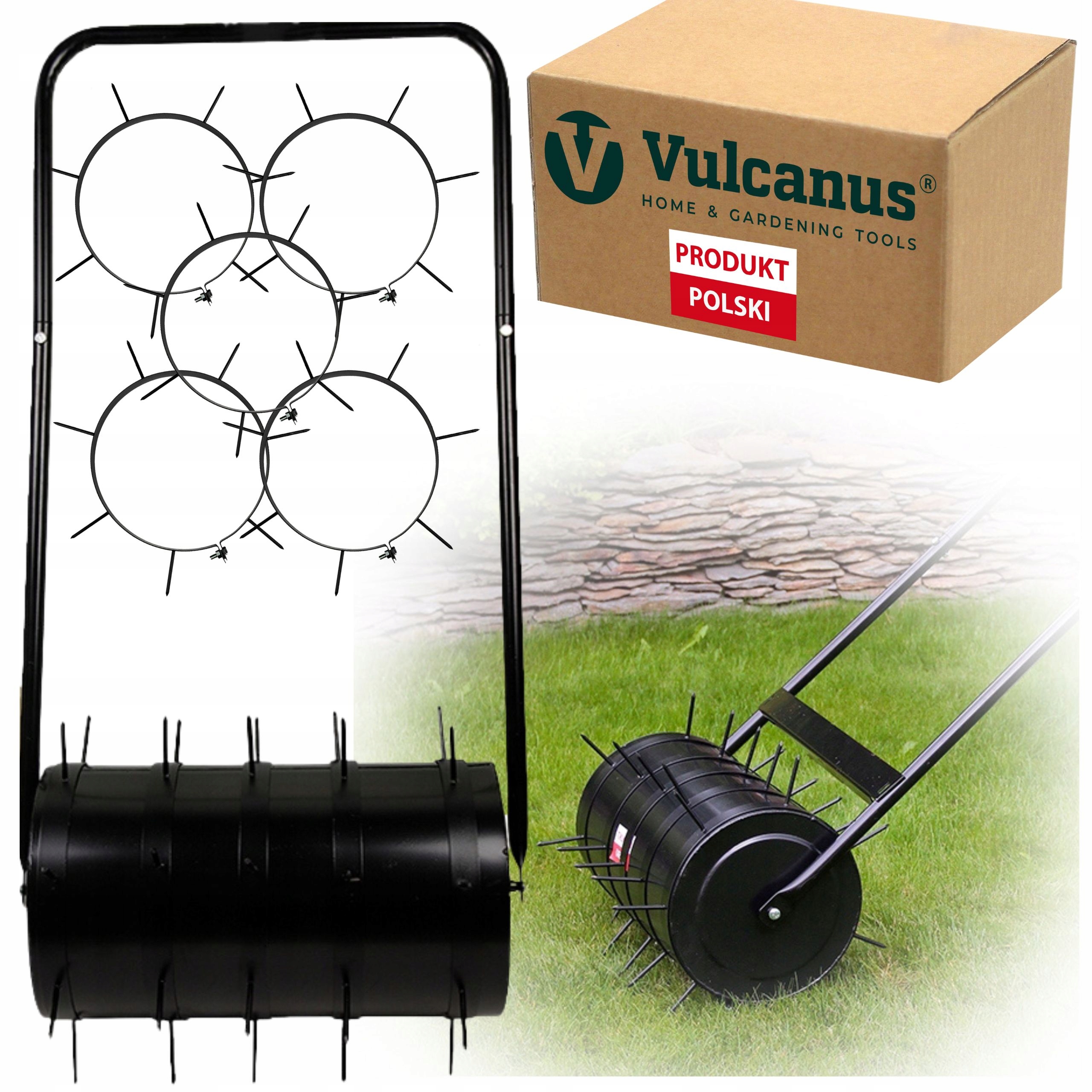 WALEC WAŁ OGRODOWY DO WAŁOWANIA MURAWY TRAWY TRAWNIKA POLSKI+ 5 szt KOLCE
