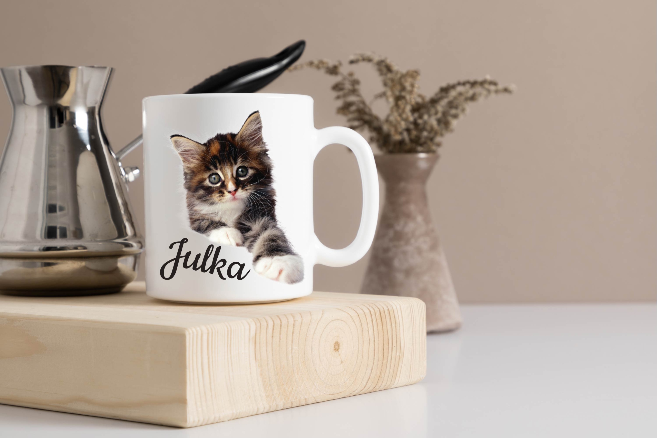 Kubek z KOTEM mały kotem + dodaj dowolne imię EAN (GTIN) 5905947116751