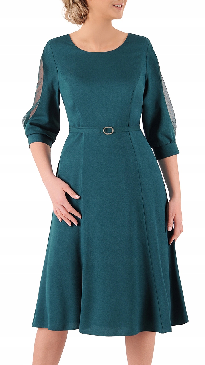 Šaty Milena 46 let na svatební hostina, elegantní na slavnostní přijímání