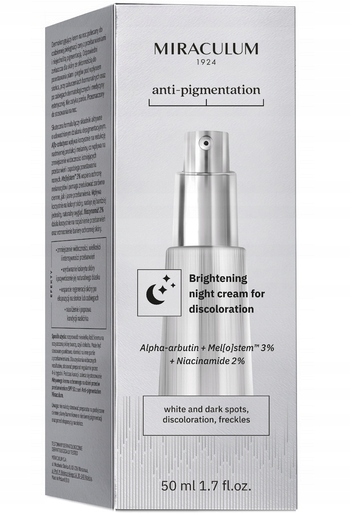 Miraculum Anti-Pigmentační noční krém zesvětlující pigmentové skvrny 50 ml