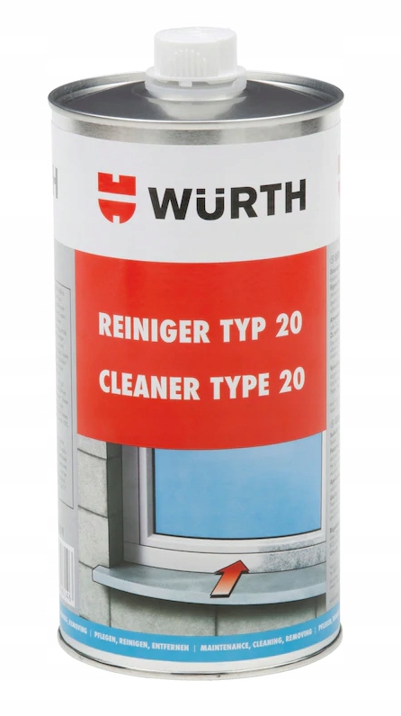 

Wurth Zmywacz Do Profilów Okien Pcv Ścierka Wurt