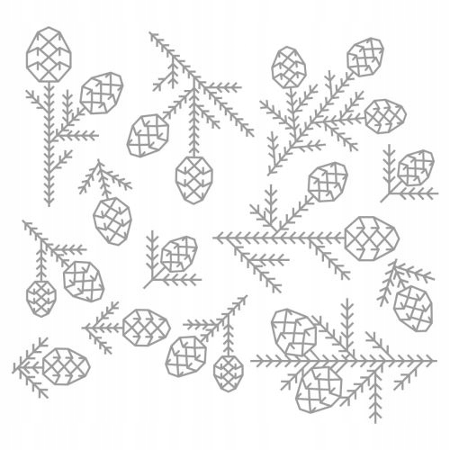 Vykrajovátka Sizzix Pine Patterns by Tim Holtz 666070