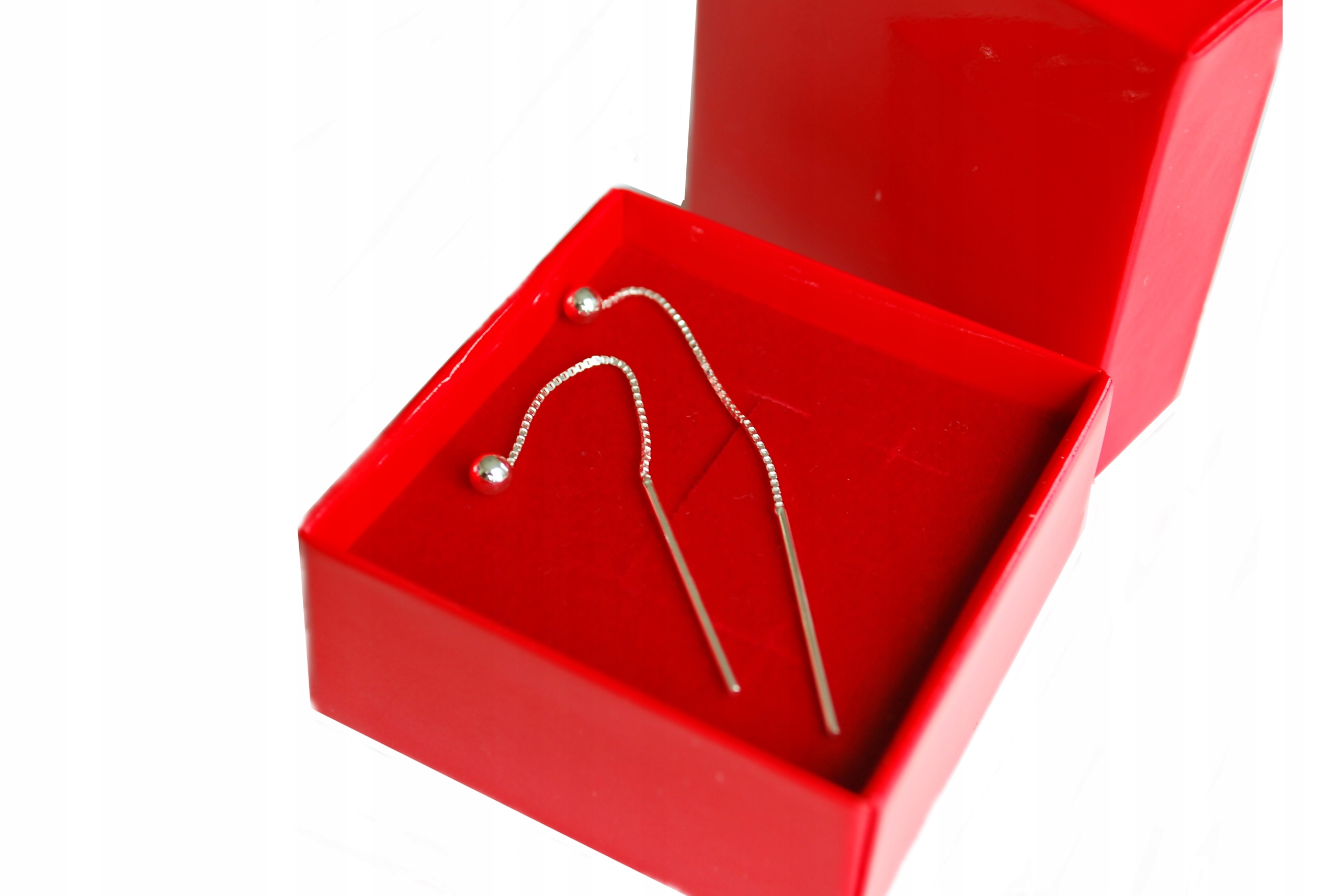 

pr.925 Srebro+ Złoto przeciągane Kulki 0.4 cm Para