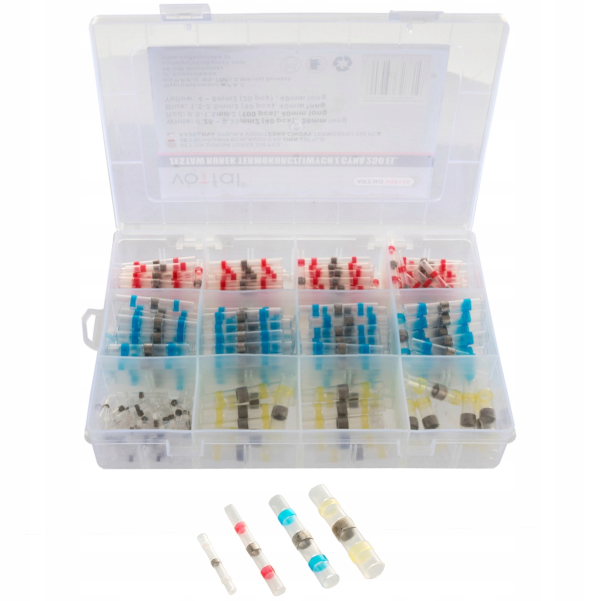 

Złączki koszulki Termokurczliwe Z Cyną 250szt