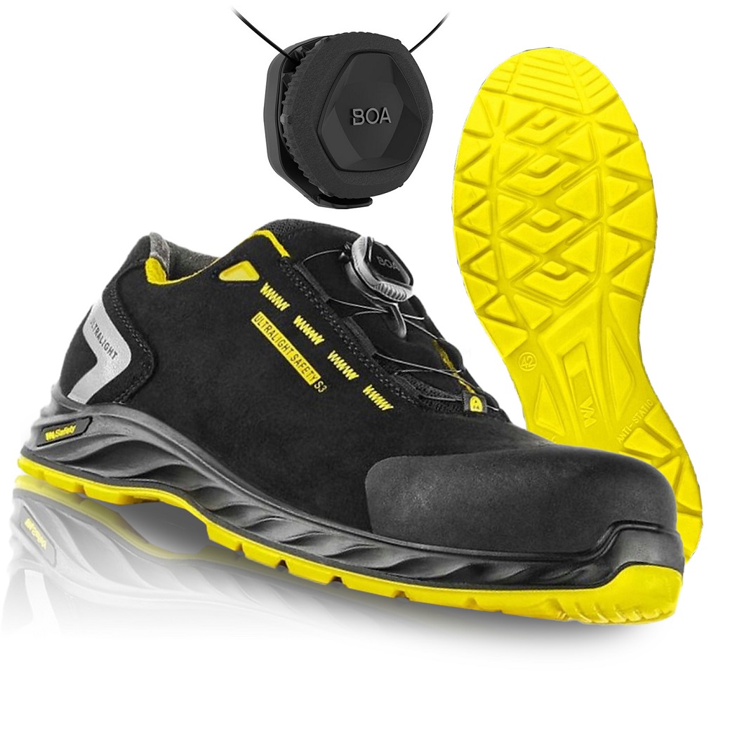 Pracovní Obuv Lehká Prodyšné Pánské polobotky VM California S3 Boa Esd 49