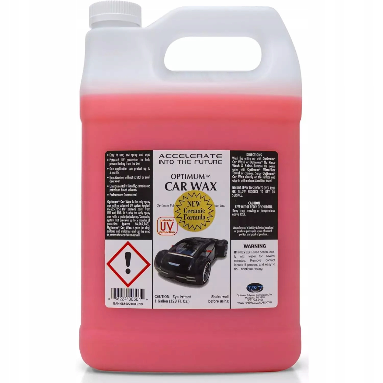 Optimum Car Wax Spray 3,8L – nová formula New Ceramic s prídavkom SIO2