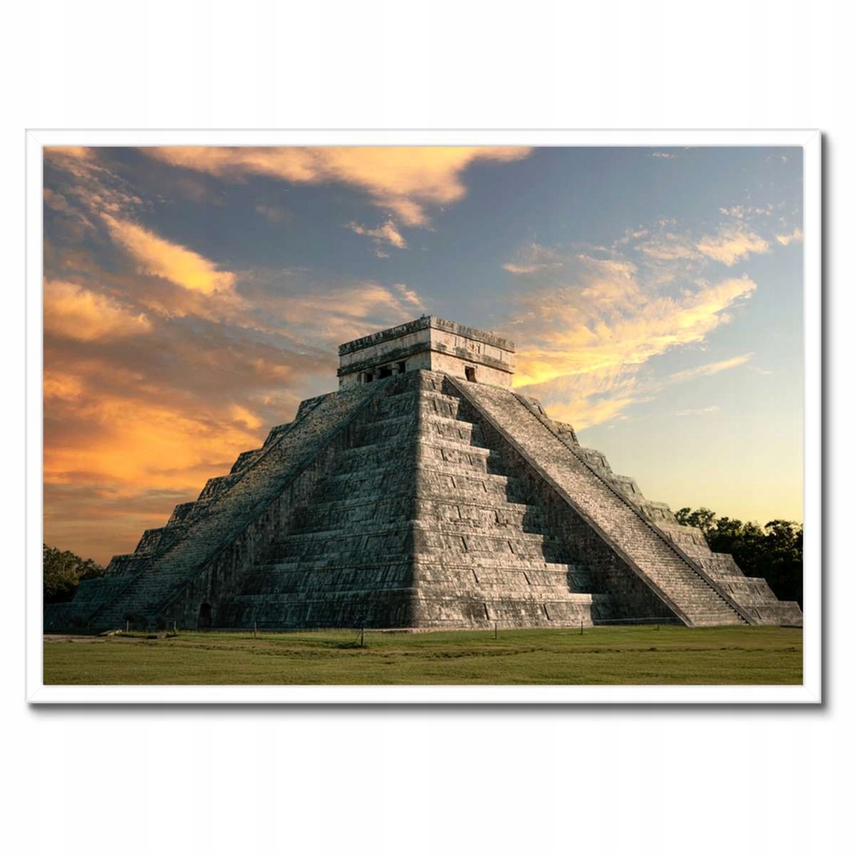 Plakáty v rámu 70x50 Chichen Itza v Mexiku