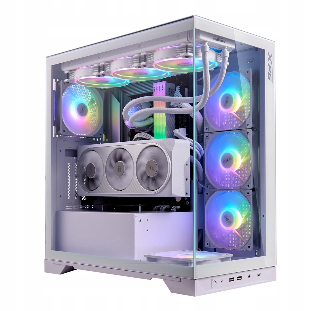 Adata Xpg case Invader X Mid-Tower, bez zdroje, bez ventilátorů, Bílá…