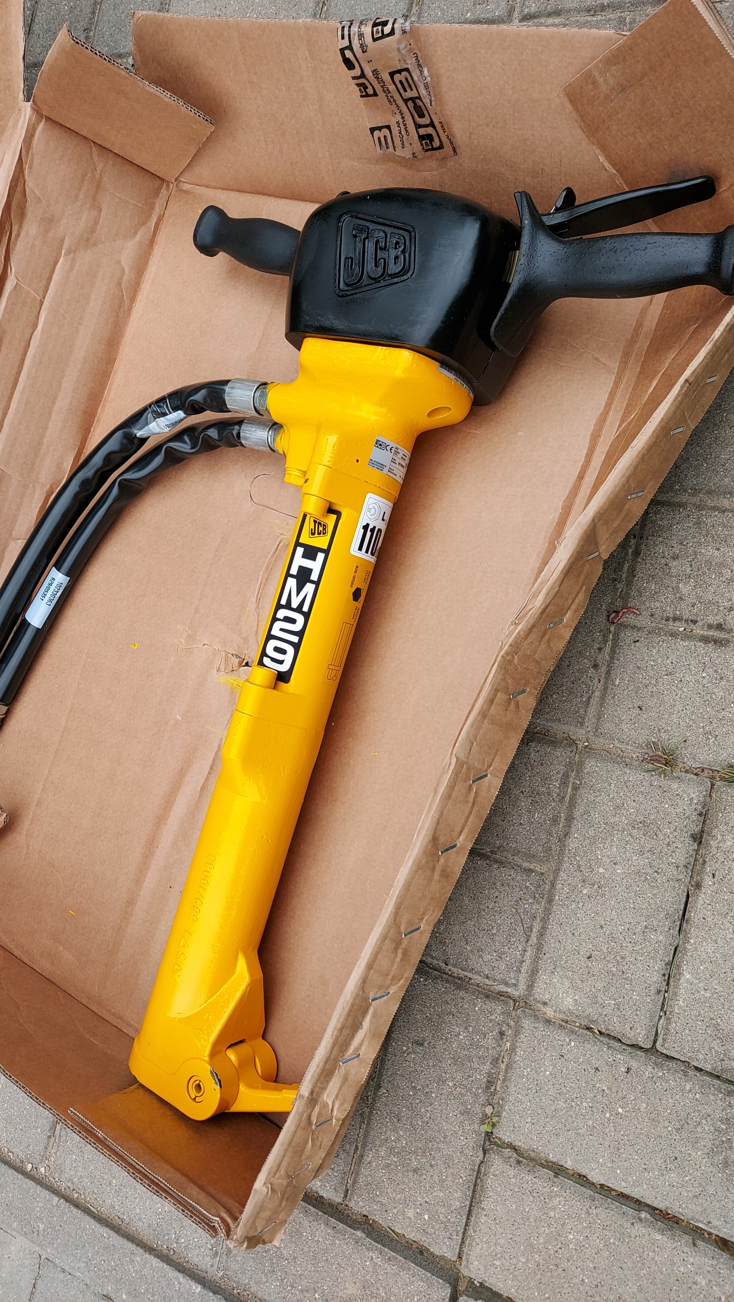 929/92700 - JCB HM29 ТЯЖЕЛЫЙ ГИДРАВЛИЧЕСКИЙ ОТБОЙНЫЙ МОЛОТОК