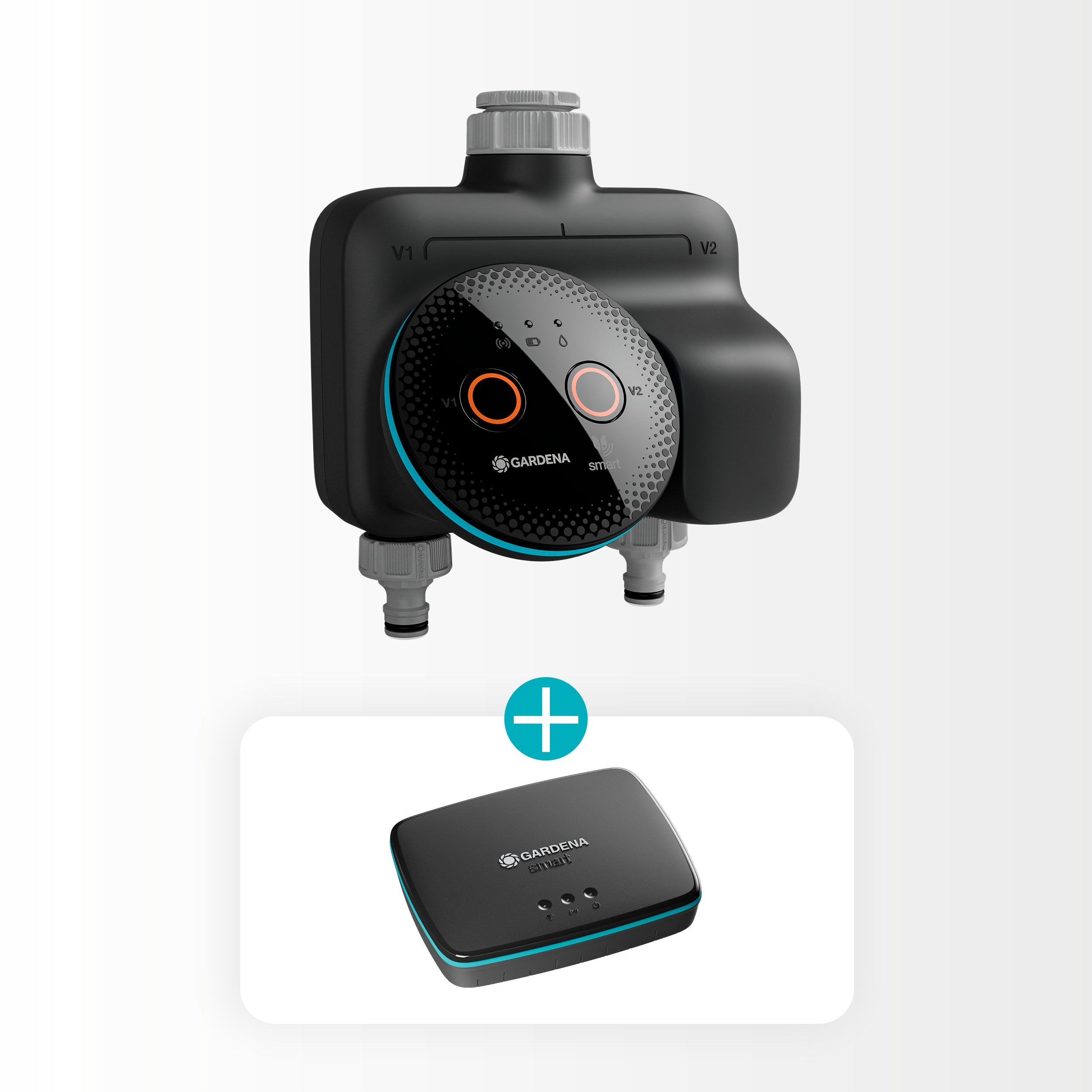 Gardena Smart System – Podwójny komputer do nawadniania – Zestaw 19044-20