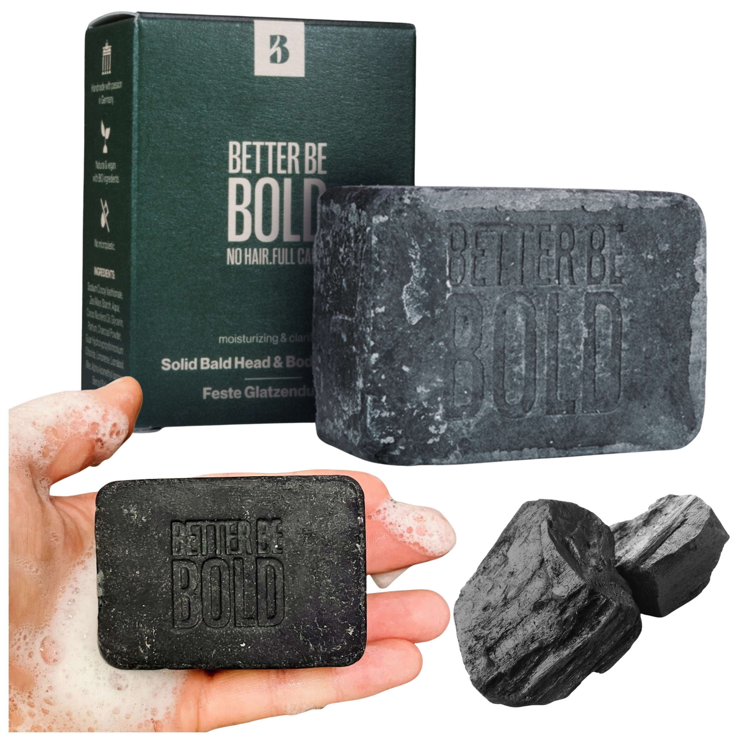 Mýdlo na mytí těla v kostce Better Be Bold Solid Head&Body Wash Bar 110 g