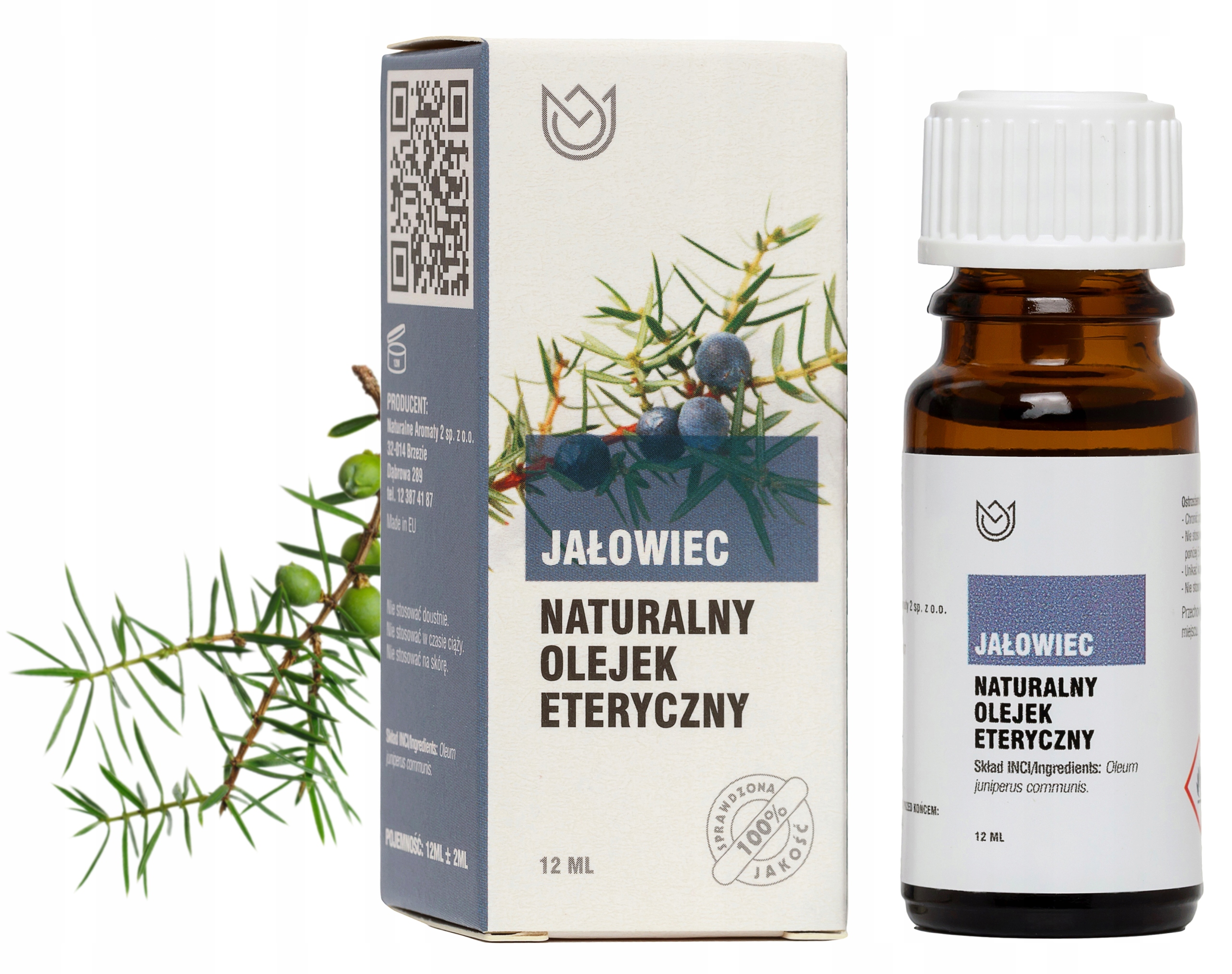 

Jałowiec Olejek Eteryczny 12 ml, Jałowcowy