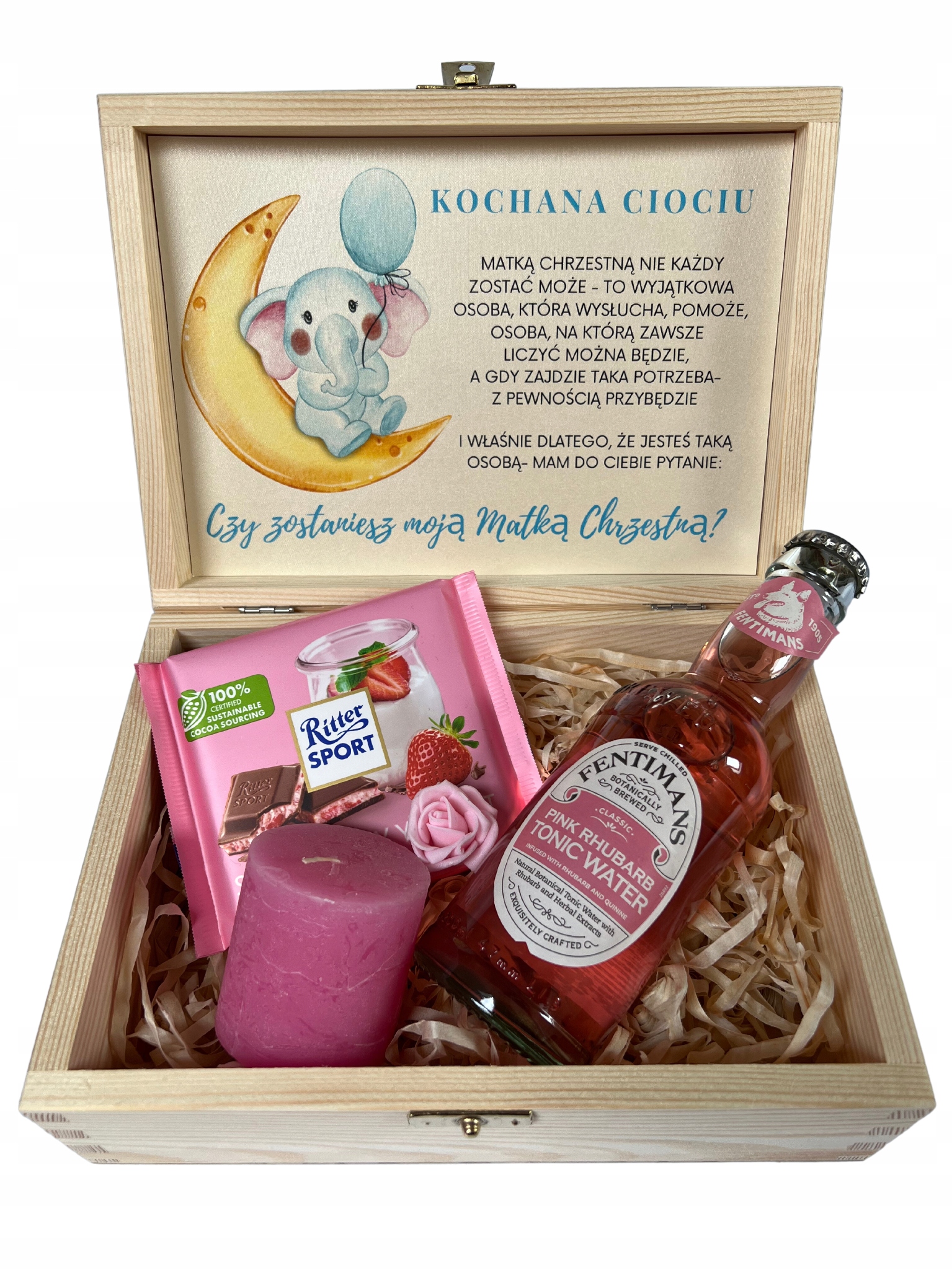 Box Žádost o to, aby byla kmotrou matka chlapec