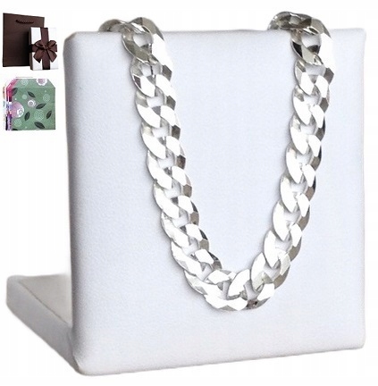 Srebrny 925 Łańcuszek Męski SZEROKI PANCERKA srebro (na PREZENT)