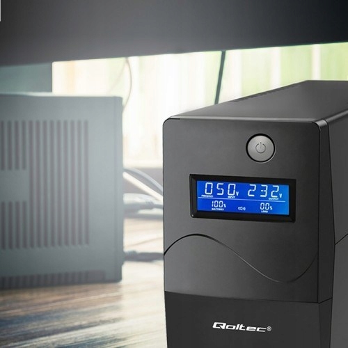 Qoltec Záložní Zdroj Ups 450VA 240W LCD