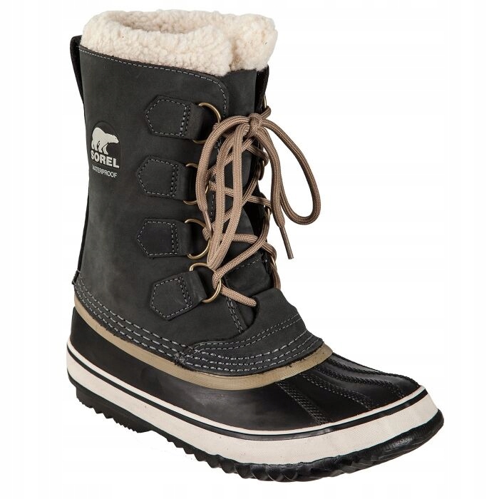 Sorel 1964 Pac Tm 2 Sněhule Šedé S Kůží Zateplené S Kožíškem 36 6CC