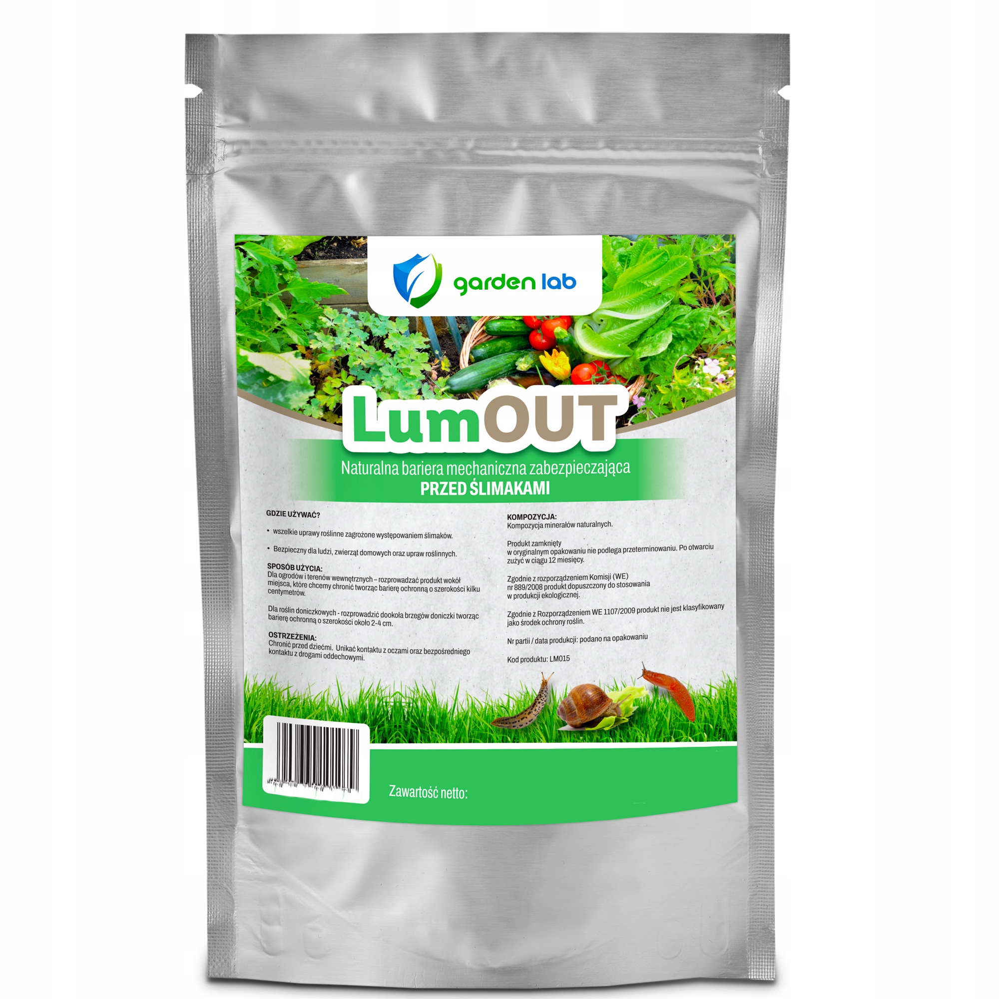 Trutka Na Ślimaki Lum Out naturalny eko środek na ślimaki trutka 10 L