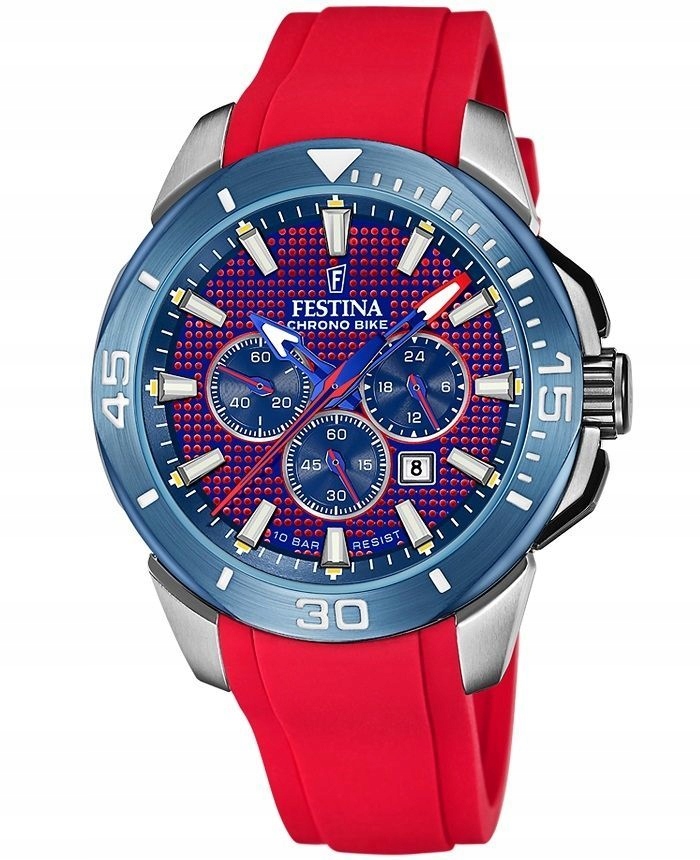 Pánské Hodinky Festina Chrono Bike F20642/2 47,00 mm 10ATM