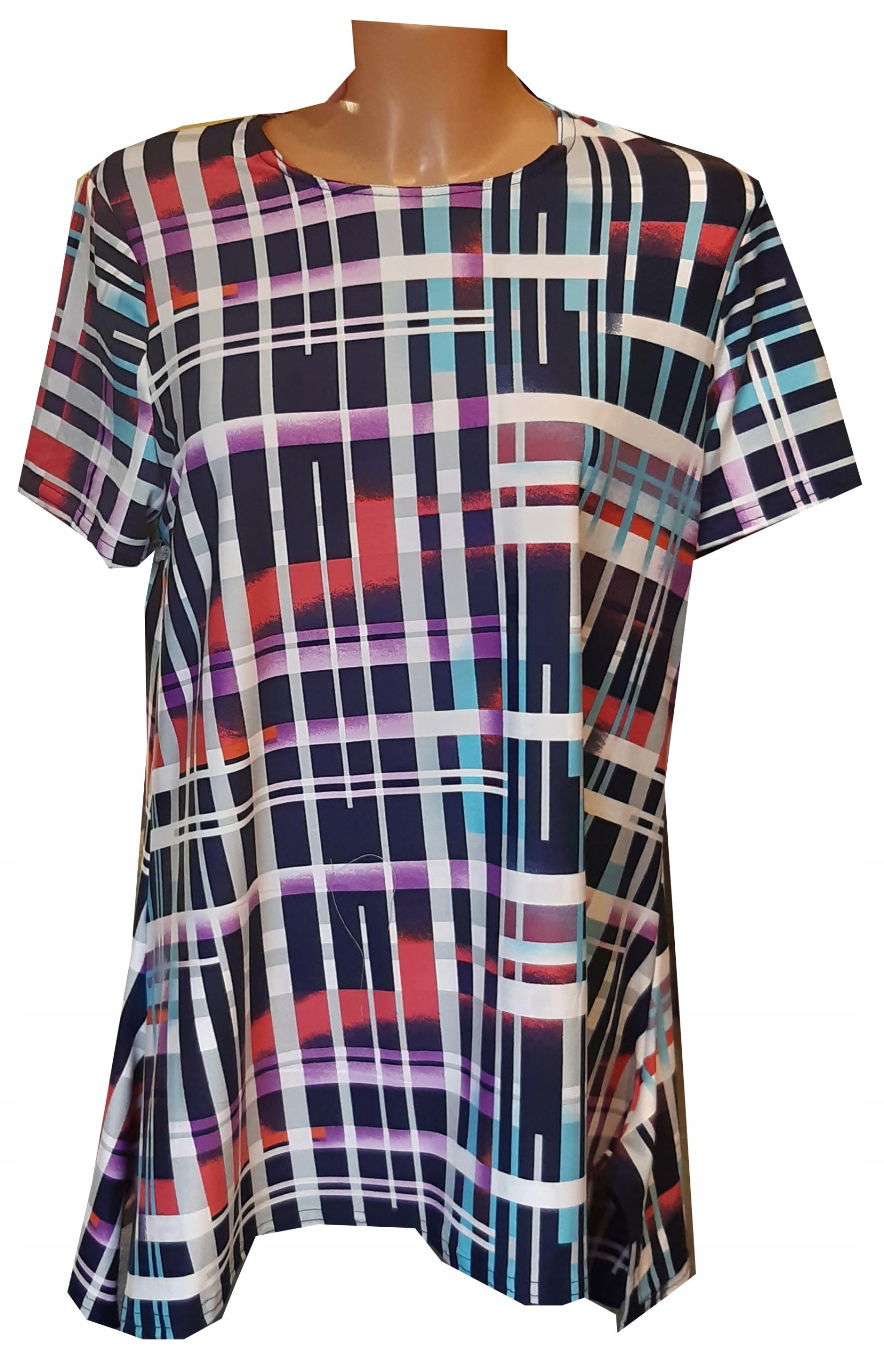 

Elegancka Tunika Bluzka rozszerzana na dole XXL