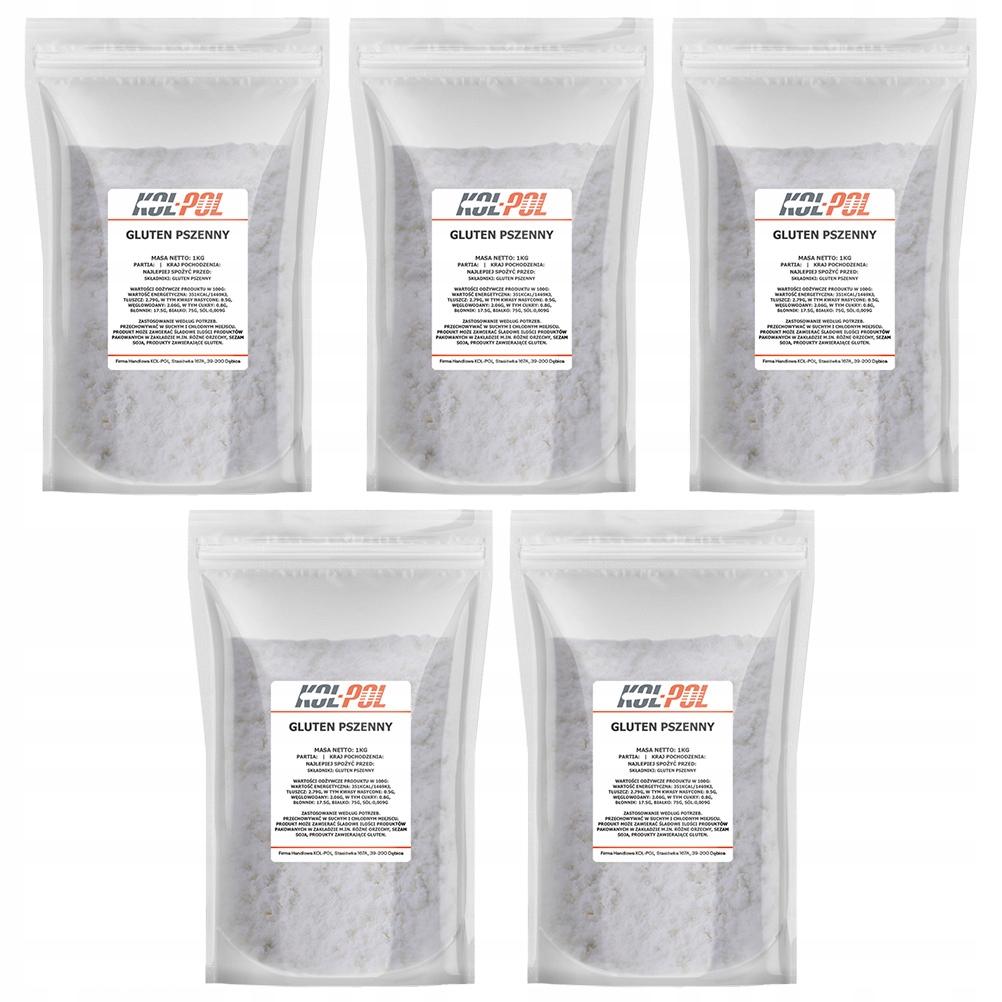 Gluten Pszenny 5kg Witalny spożywczy mocny mąka
