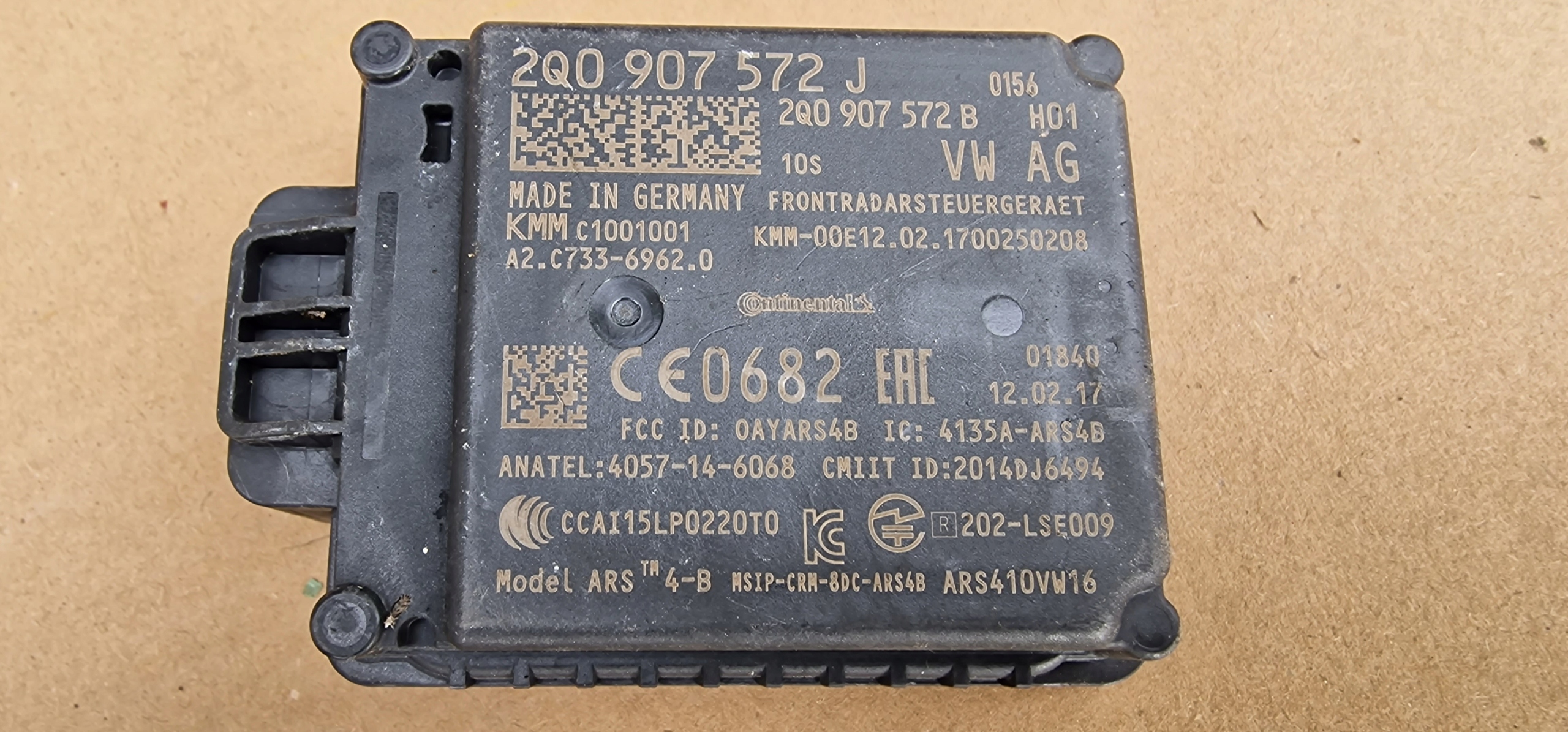 VW Audi Skoda Seat radar distronic